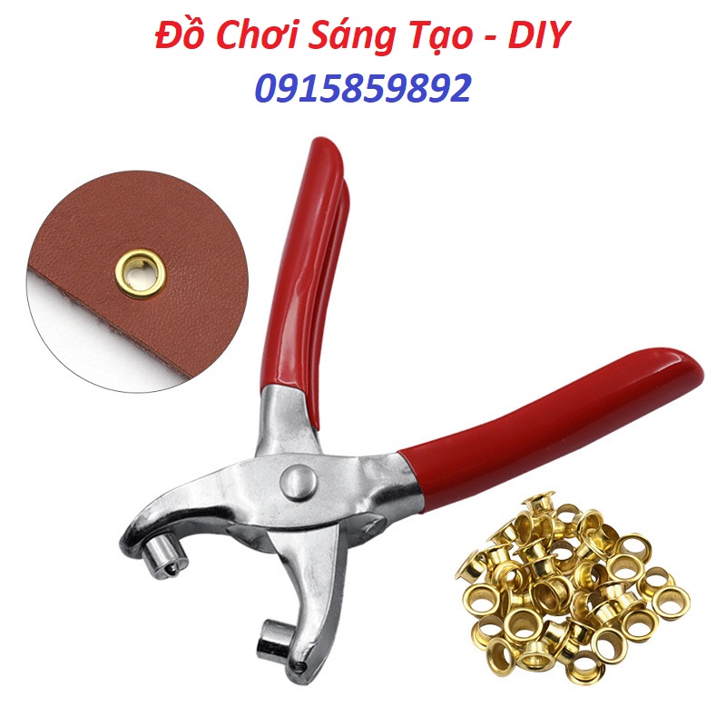 Kìm bấm khoen, bấm khuy ore làm đồ handmade