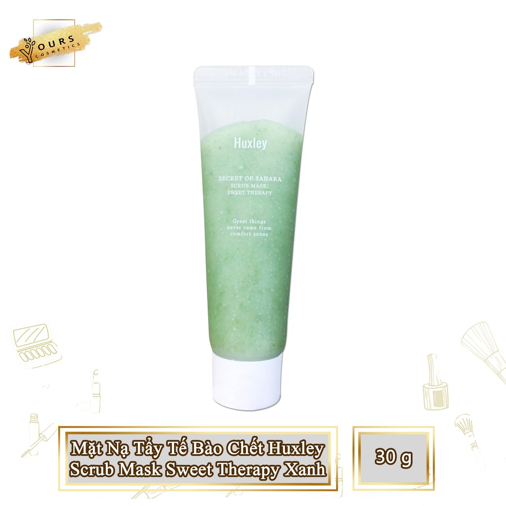 Tẩy Da Chết Huxley Xanh Mini 30gr - Mặt Nạ Tẩy Tế Bào Chết Huxley Scrub Mask Sweet Therapy Xanh Mini