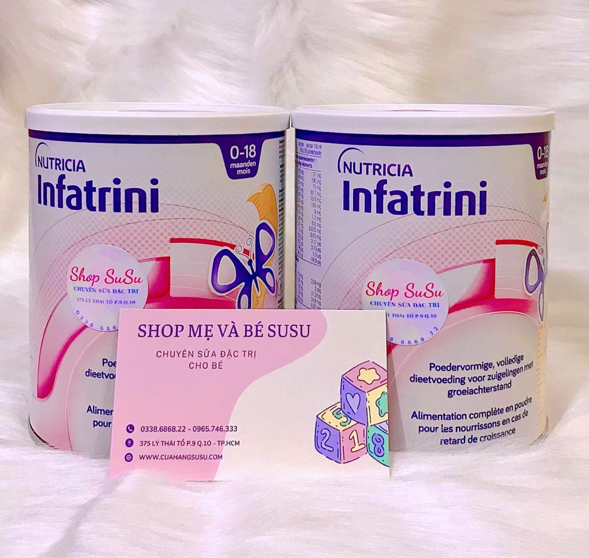 Sữa infatrini đức dành cho bé sinh non hoặc nhẹ cân, suy dinh dưỡng 400g
