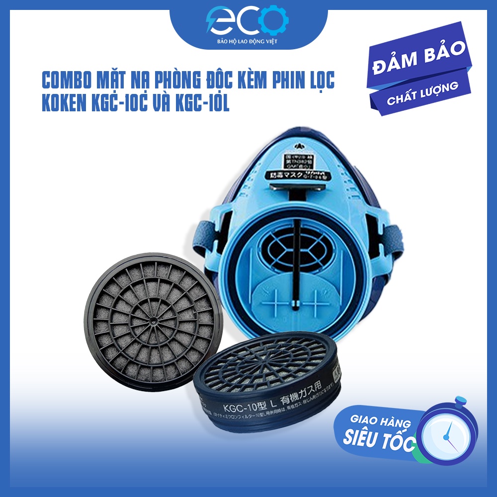 Mặt Nạ phòng độc Koken G7 kèm phin lọc phòng ngừa hóa chất độc hại