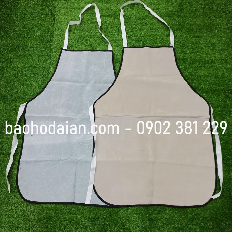 Yếm da hàn xì tạp dề da nối chịu nhiệt chống nóng da bò