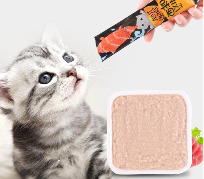 Combo 200 thanh súp Thưởng Mixi Thức Ăn Dinh Dưỡng Cho Mèo | Pate Mèo Giá Rẻ