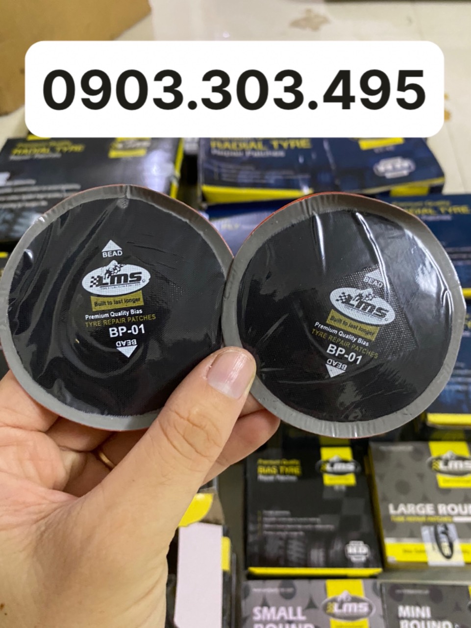Hộp miếng vá lốp bố vải bp-01