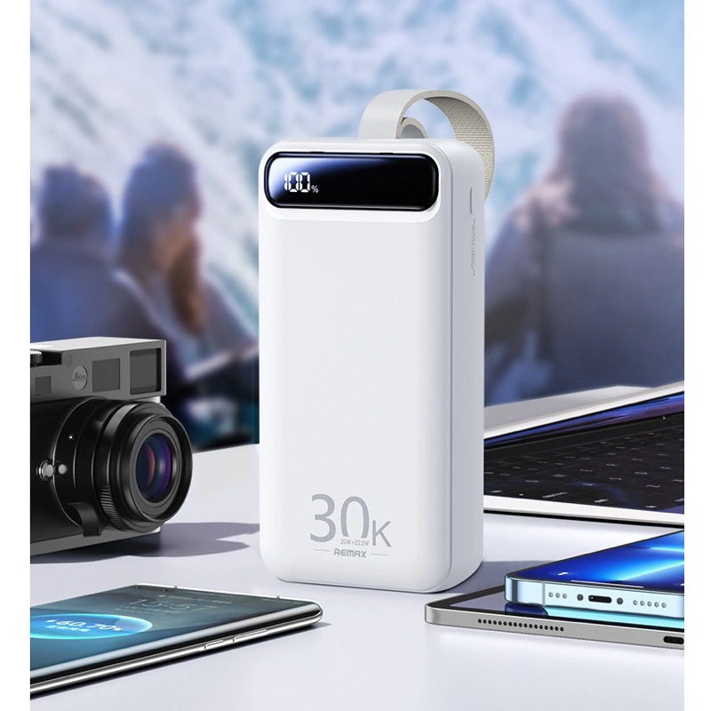 Pin dự phòng REMAX RPP-522 sạc nhanh 22.5W 30000MAH LCD chính hãng