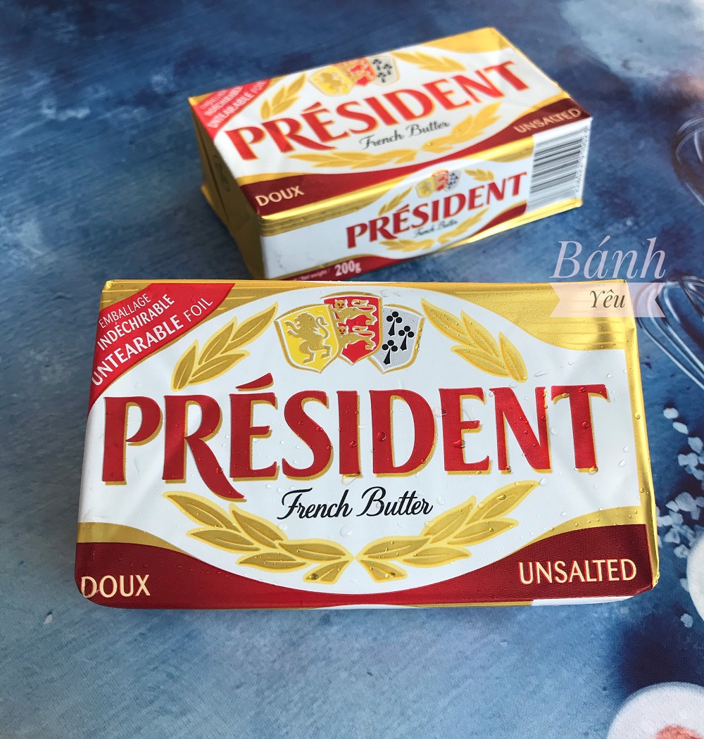 Bơ lạt president 200g
