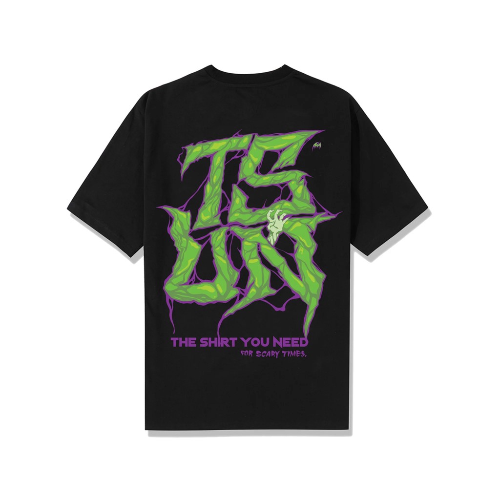 Áo thun tsun hình in scary tee nam nữ