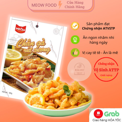 [ĂN VẶT HOT] Chân Gà Rút Xương Chua Cay Meow - Ăn Mê Say