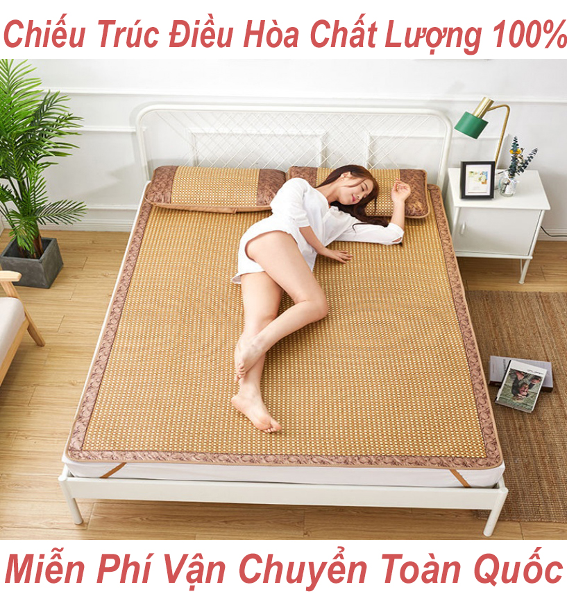 Chiếu trúc cao cấp Chiếu Tre Điều hòa không khí giá rẻ nằm không đau lưng.Chiếu lụa màu hè được bảo hành tuyệt đối.Giảm đến 50%.