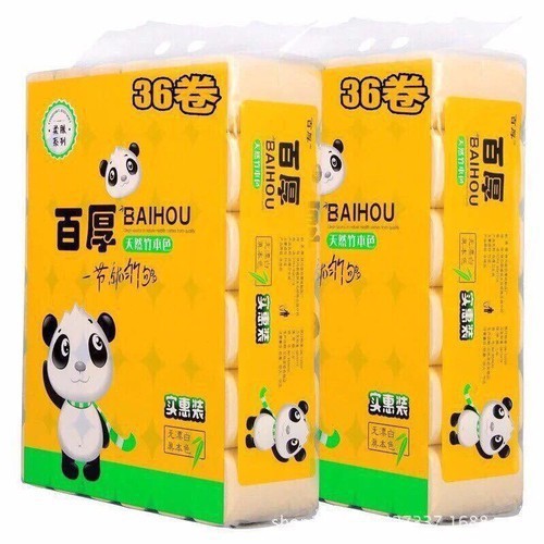 36 cuộn giấy vệ sinh gấu trúc cuộn to