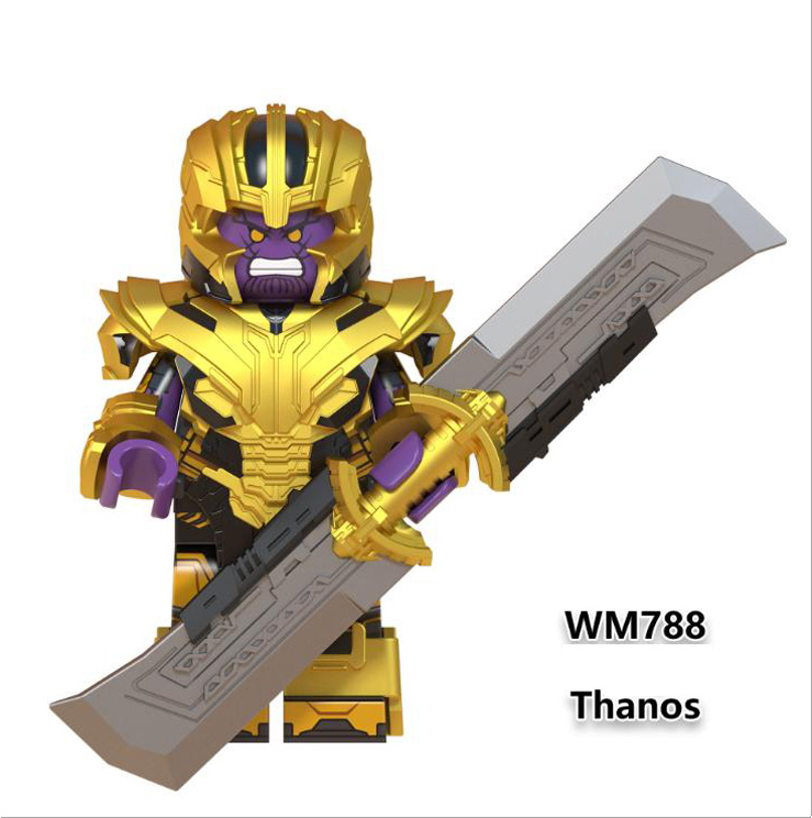 [HCM]Đồ chơi lắp ráp Mini Figure  Nhân Vật Thanos Full Đá Vô Cực - Full set trang bị W788