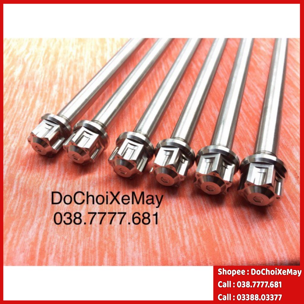 Cốt bánh sau salaya full tán inox 304 cho mọi loại xe honda yamaha - exciter 2010
