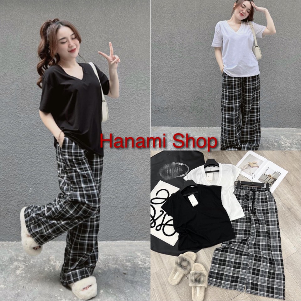 Bộ đồ nữ, set đồ nữ tone đen trắng must have