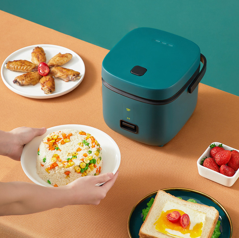 Nồi cơm điện mini lòng chảo chống dính Rice Cooker thích hợp cho 1-2 người Nồi cơm điện mini lòng chảo chống dính Rice Cooker thích hợp cho 1-2 người
