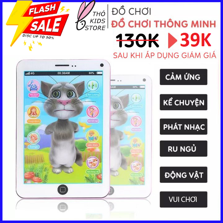Đồ chơi Ipad mèo tom biết nói, hát, kể chuyện cho bé