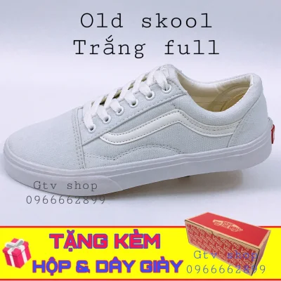 Tặng hộp, bill và dây giày - Giày thể thao nam nữ Vans old skool 6 mẫu, size 36-43. (4)