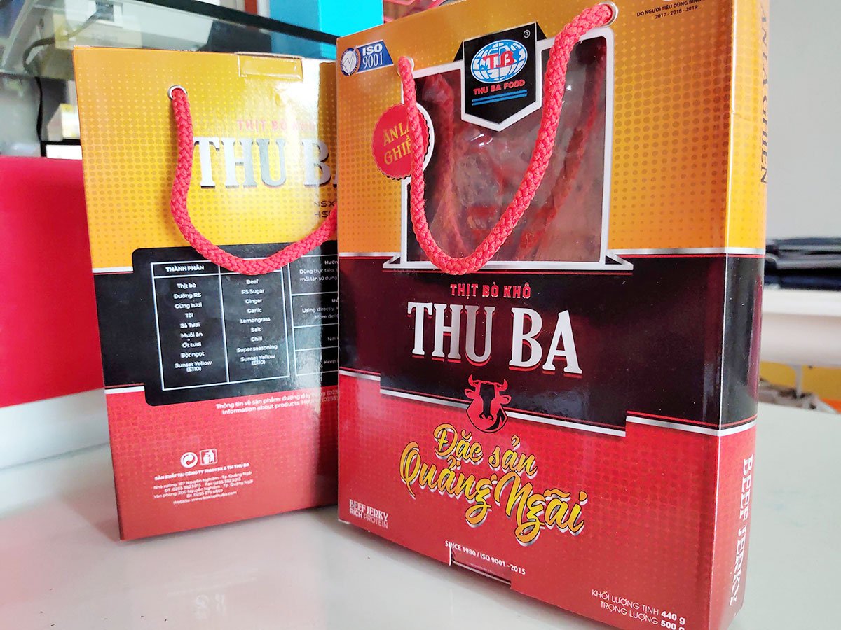 Khô bò lát 500 gram cay chất lượng cao