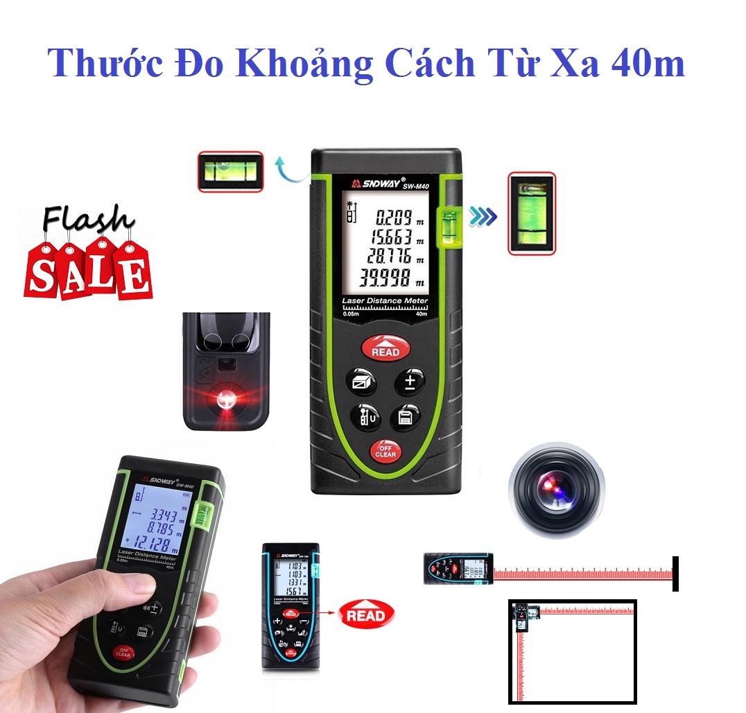 Đo khoảng cách bằng thước đo điện tử tia laser chính xác 100%... Máy Đo Khoảng Cách Laser - Thước Đo Khoảng Cách Bằng Tia Laser. Thước đo khoảng cách từ xa 40m thiết kế nhỏ gọn, độ chính xác cao trong đo đạc.