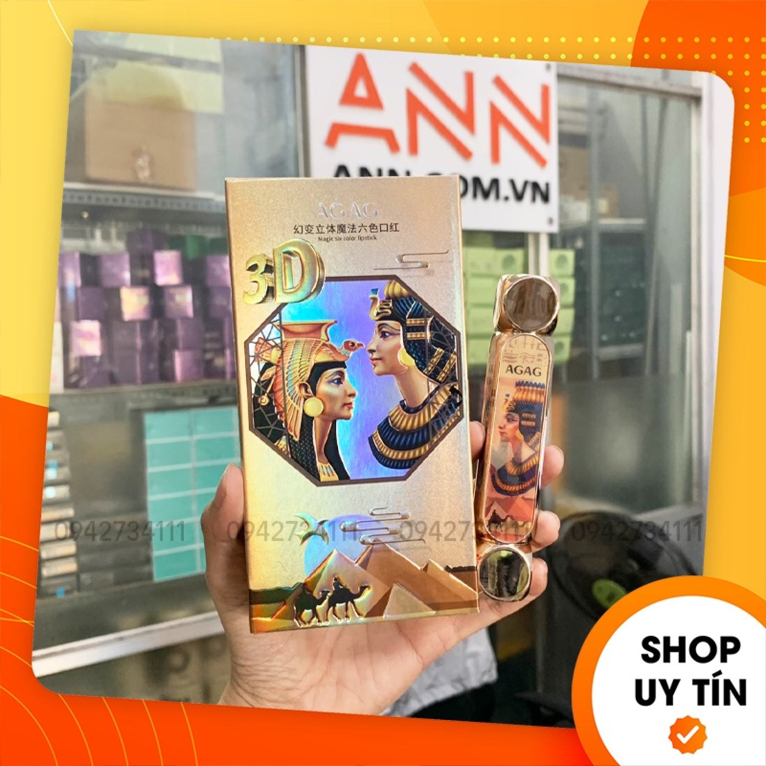 Son nữ hoàng agag 6 màu - 6974082610560