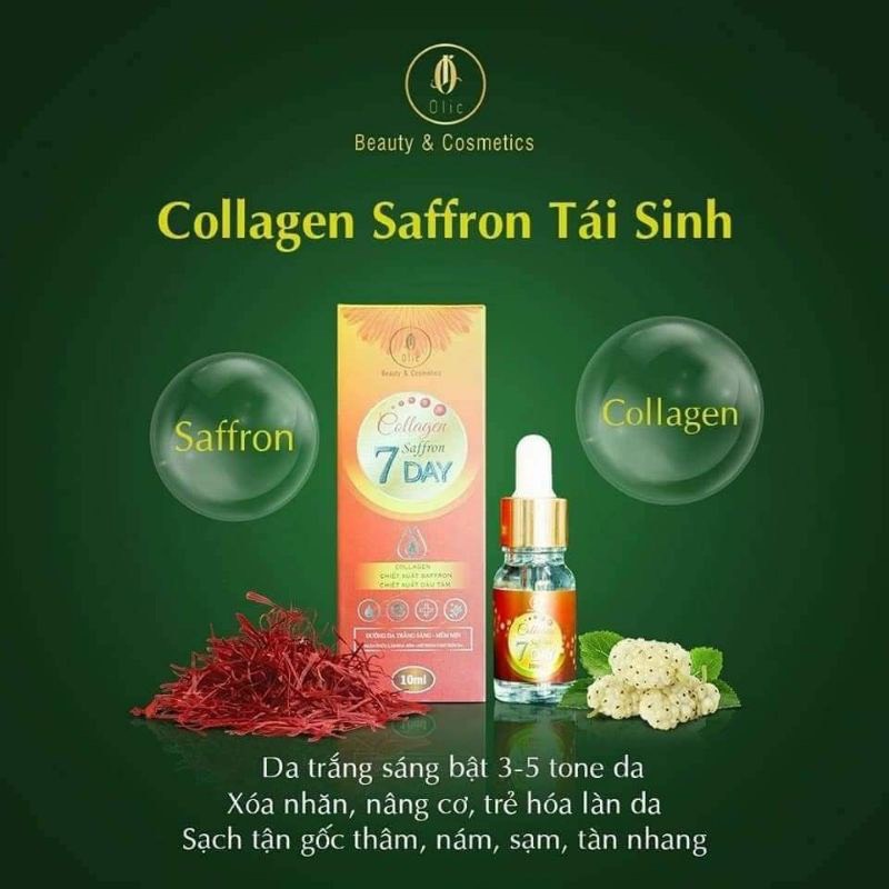 Collagen saffron olic - tái sinh làn da
