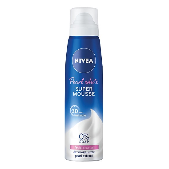 Sữa rửa mặt tạo bọt trắng da Nivea Pearl White for women 150ml