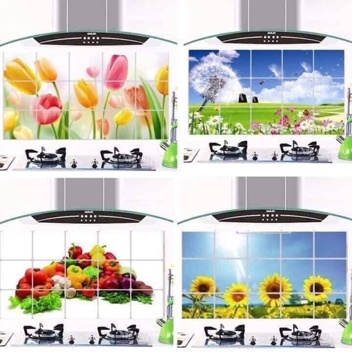 Tranh dán bếp 3d chịu nhiệt-tranh dán bếp 3d giữ tường bếp luôn sạch như mới.-tranh dán bếp kích thước 60x90cm