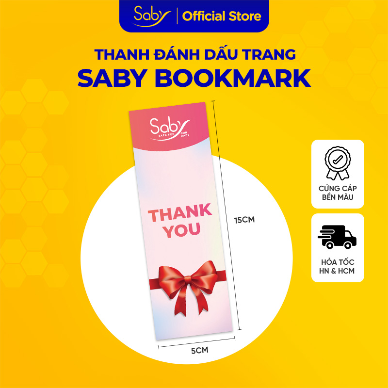 Đánh dấu trang sách vở Bookmark Thanh You Saby