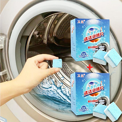 [HCM][SẠCH CỰC TỐT] HỘP 12 VIÊN TẨY VỆ SINH LỒNG MÁY GIẶT - HỘP 12 VIÊN TẨY LỒNG GIẶT CAO CẤP - COMBO 12 VIÊN SỦI LÀM SẠCH VÀ KHỬ MÙI MÁY GIẶT CỰC TỐT
