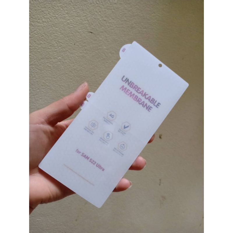 Miếng dán dẻo ppf samsung s22 ultra , s22 plus , s22 nhám chống bám vân tay tặng giấy lau
