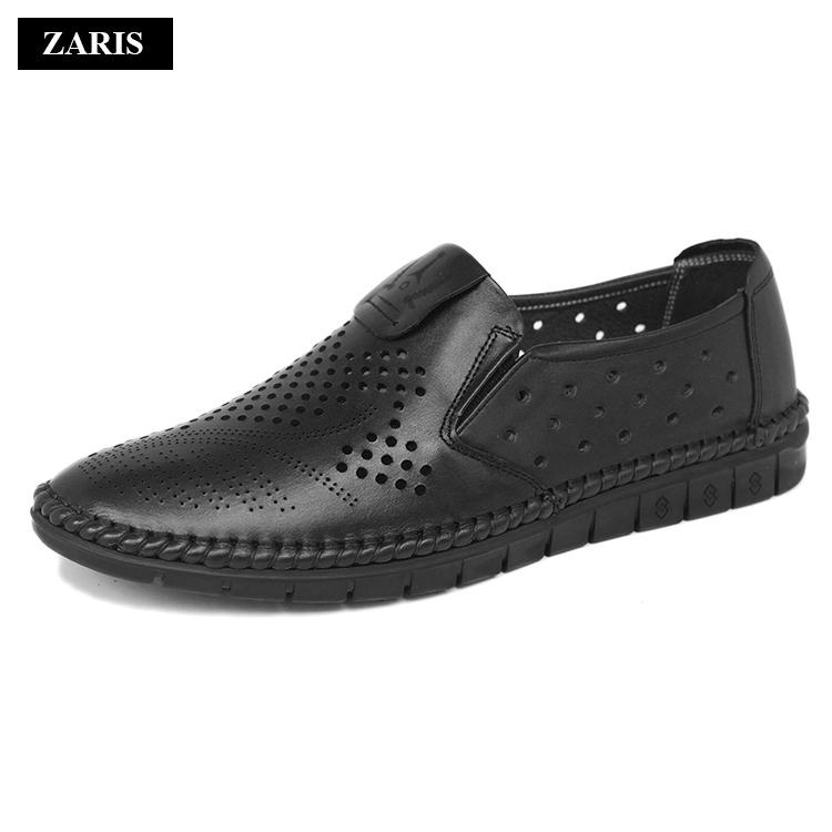 Giày lười nam đục lỗ da bò zaris zr6109