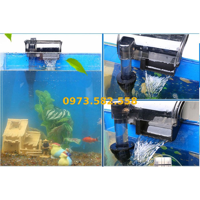 Máy lọc thác hồ cá sobowp - vipsun 607h - sobo 607h