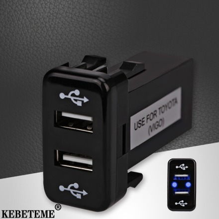 Bộ sạc chia 2 usb gắn cổng chờ xe Toyota cực tiện lợi