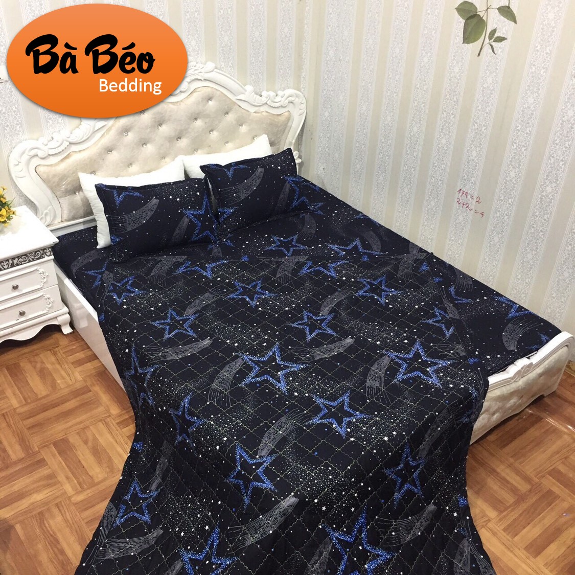 Ga Giường đai thun Gồm 3 màu, Ga Giường sao Băng, Ga Giường Cúc Trắng, Ga giường Hoa Ban Bộ Sưu Tập Ga Gối Hoa Đẹp shop  revato