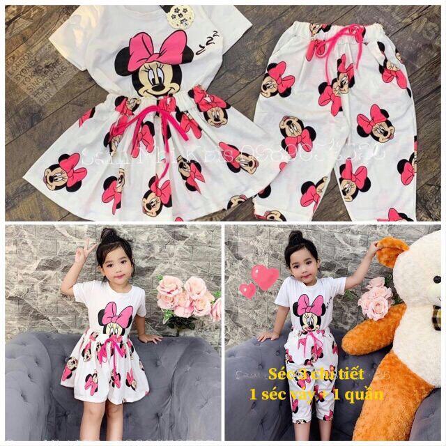 ÁO/VÁY HOẶC QUẦN CHUỘT MICKY BÉ GÁI