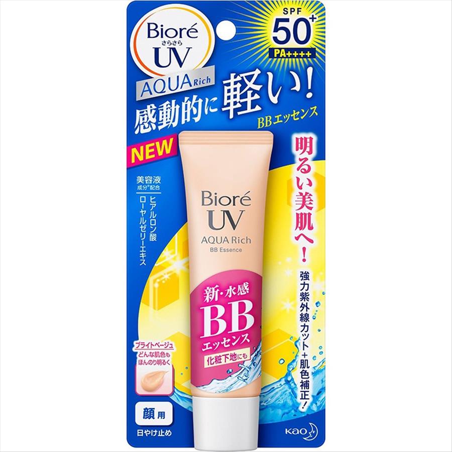 Kem trang điểm chống nắng Biore UV AQUA Rich BB Essence SPF 50+ / PA++++