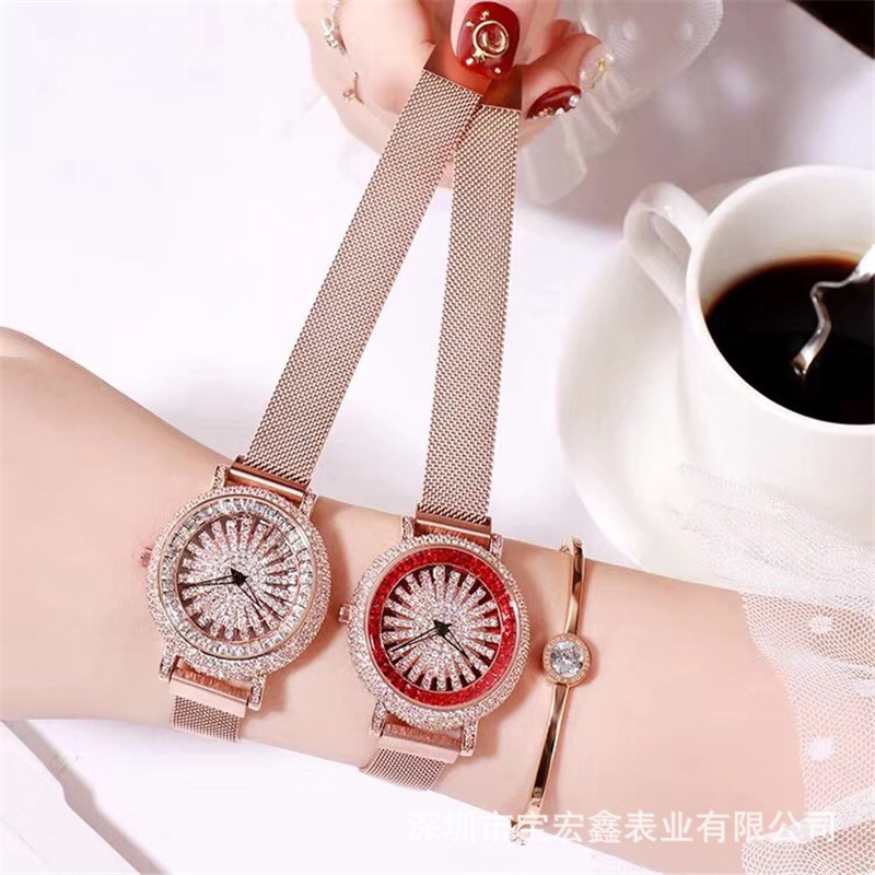 + Đồng hồ nữ dây thép nam châm x130 TREND 2022 đồng hồ kim thời trang cho phái đẹp