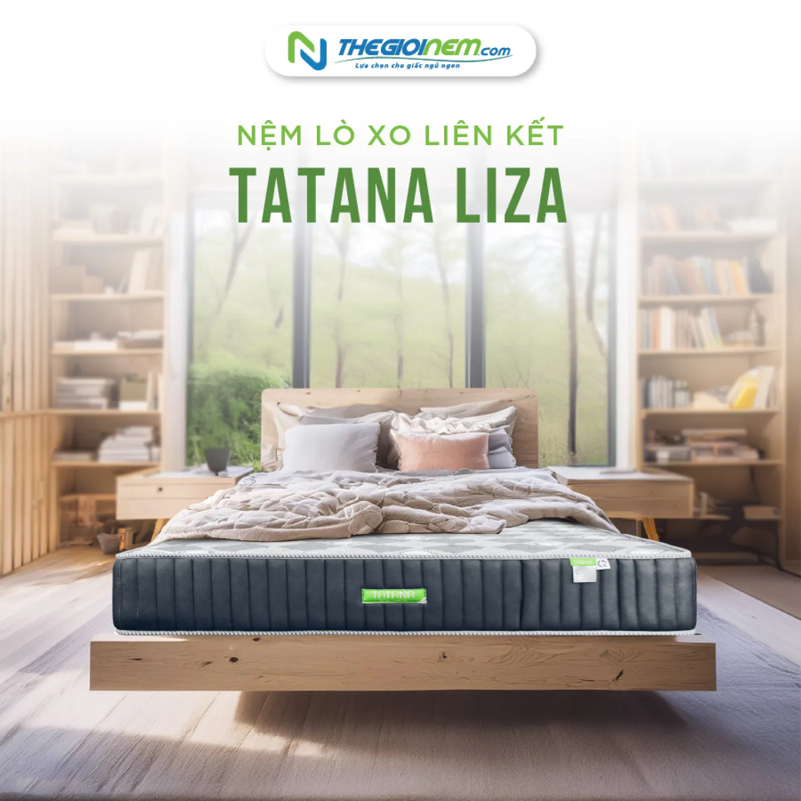 Nệm lò xo liên kết Tatana Liza-Độ cao 25cm