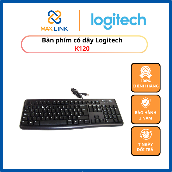 Bàn phím có dây Logitech K120
