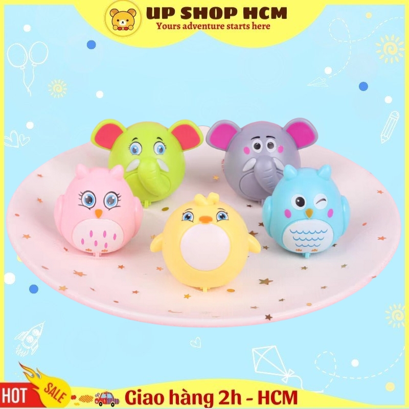 Đồ chơi thú chạy cót mini ngộ nghĩnh siêu cute cho các bé Đồ chơi chạy lấy đà quán tính thú nhựa mini