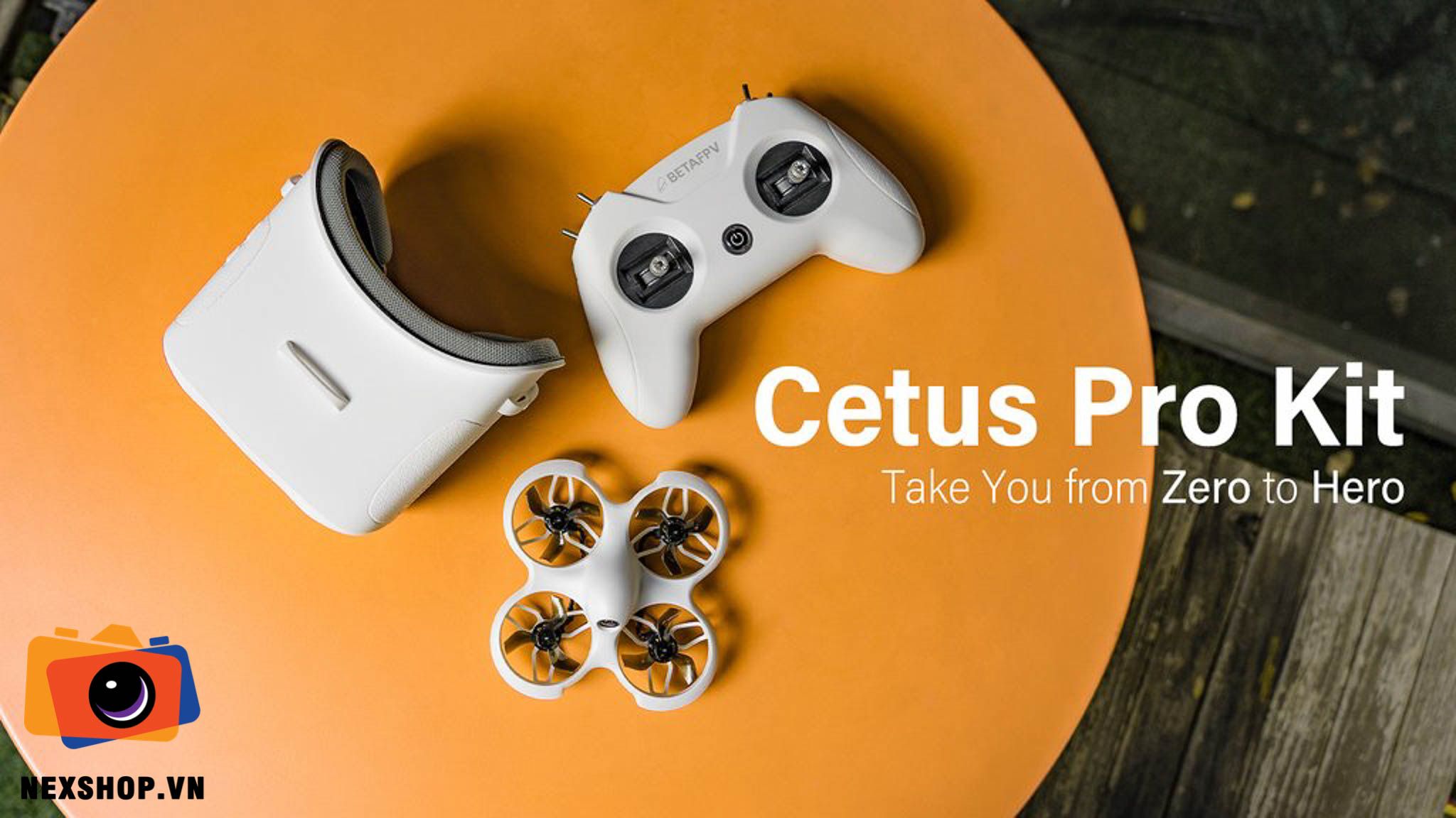Bộ combo tập bay BetaFPV Whoop Racing Cetus Pro Kit-Frsky D8