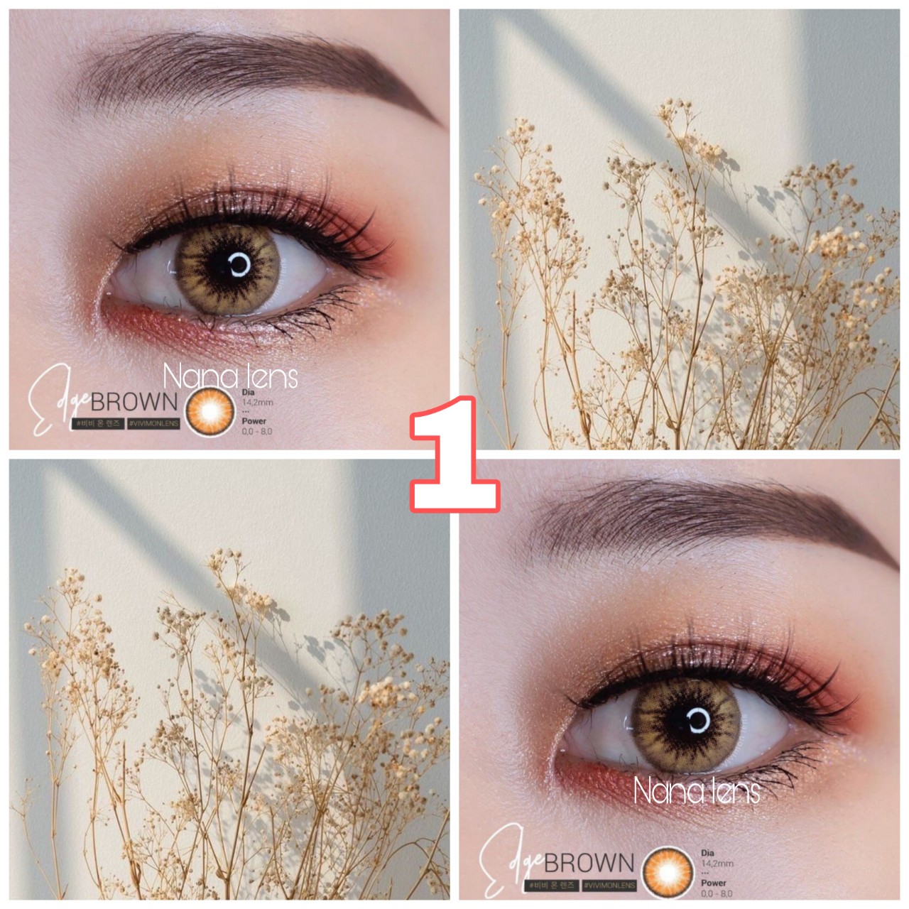 {Hót hót 2021} 8 mãu nâu tây tự nhiên giãn vừa (full độ cận từ 0 đến 6 độ) khách được chọn màu lens và độ cận lens đeo êm không cộm lên mắt tây tự nhiên  lens sử dụng 1 năm (tặng kèm khay đựng) - Nana lens