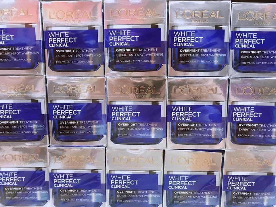 Kem Dưỡng Da Ban Đêm Loreal White Perfect Clinical Overnight Treatment 50ML