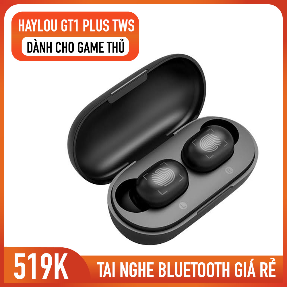 [Hàng có sẵn] Tai nghe Bluetooth TWS Haylou GT1 Plus - Công nghệ kết nối không dây true wireless siêu ổn định không giật - Cách âm giá rẻ dưới 1 triệu dành cho game thủ chơi PUBG - Khả năng chống nước vô đối