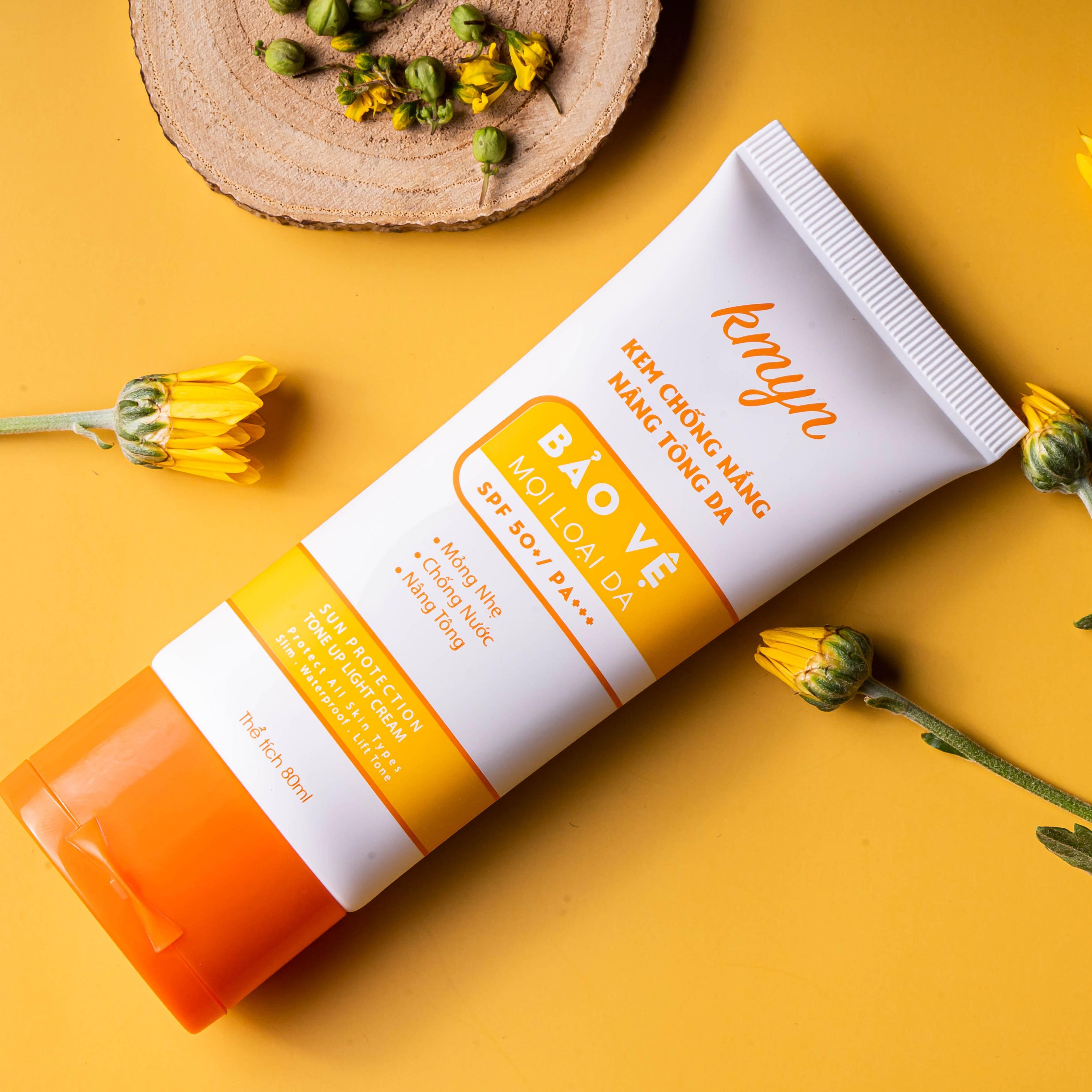 KEM CHỐNG NẮNG NÂNG TÔNG KMYN SPF 50+/PA+++ 80ML
