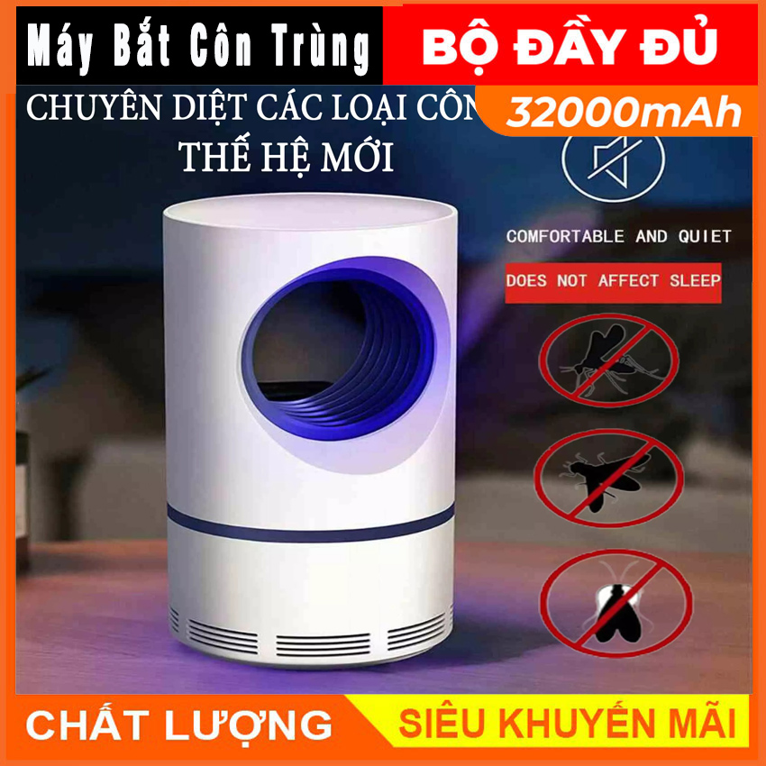 Đèn bắt muỗi để bàn thông minh ,máy bắt muỗi, ruồi, gián cao cấp mosquito killer, máy diệt côn trùng cắm usb không có mùi như bình xịt muỗi, không gây ồn và giật như vợt