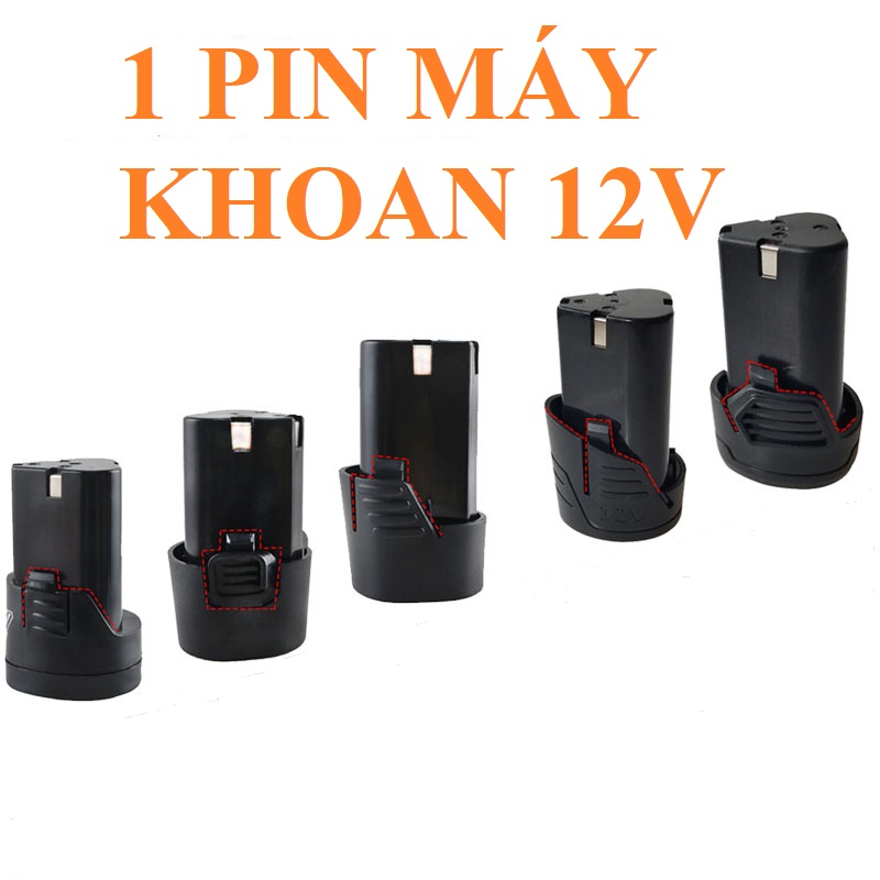 Pin máy khoan bắt vít cầm tay 12V 1500mAh