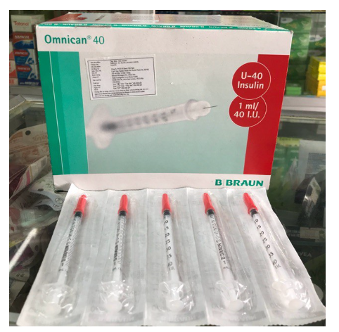 Kim Tiểu Đường 1cc/Kim Tiêm Insulin B.Braun