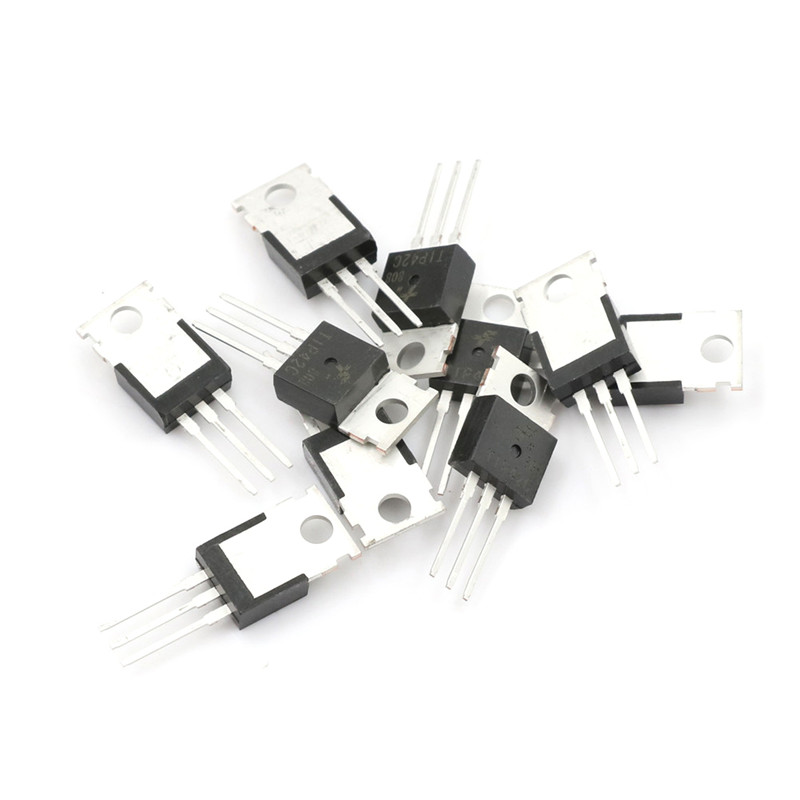 Điện tử 10 bóng bán dẫn công suất tip42c tip42 to-220 pnp triode