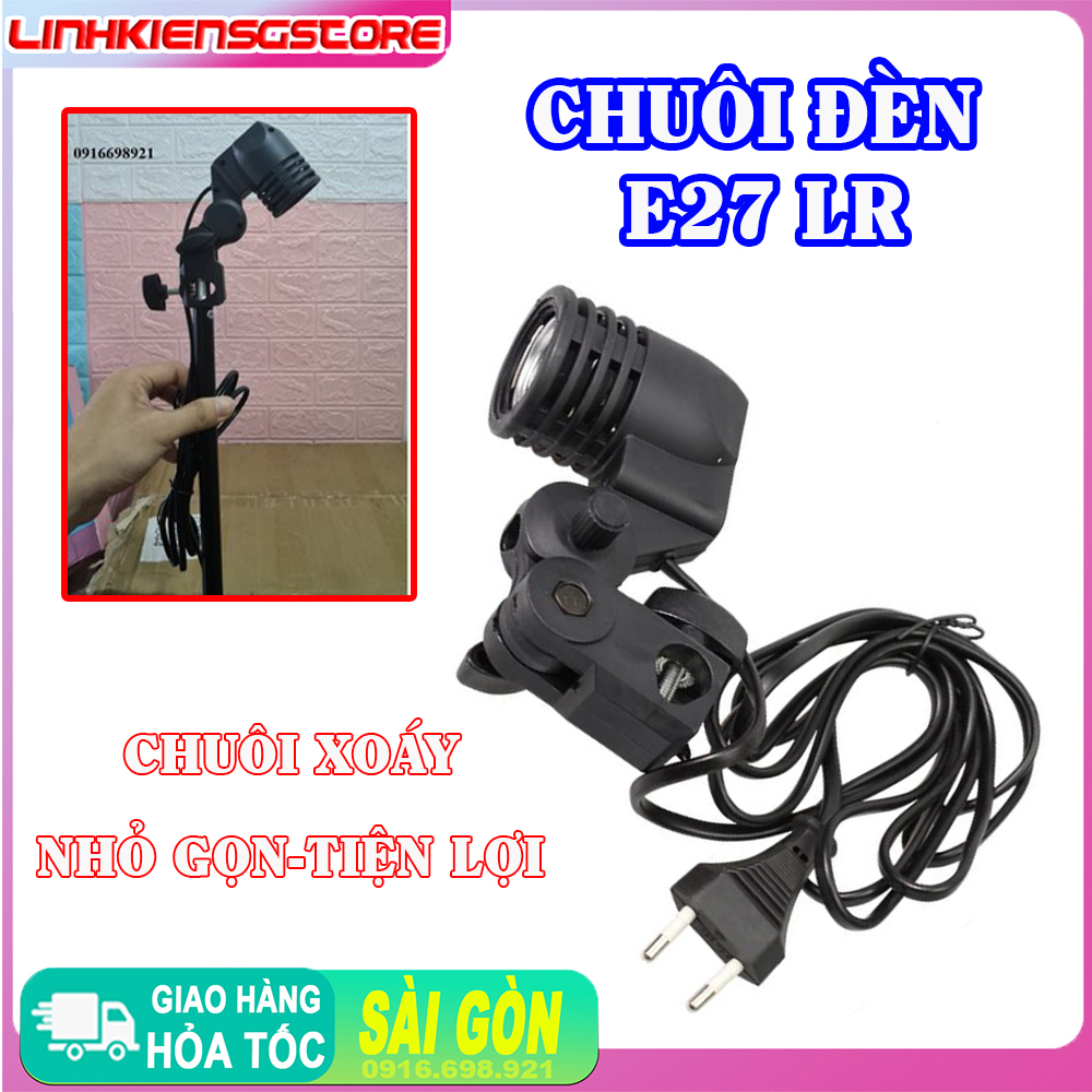 Chuôi Đèn Led Studio E27LR Cho Các Studio Chụp Hình
