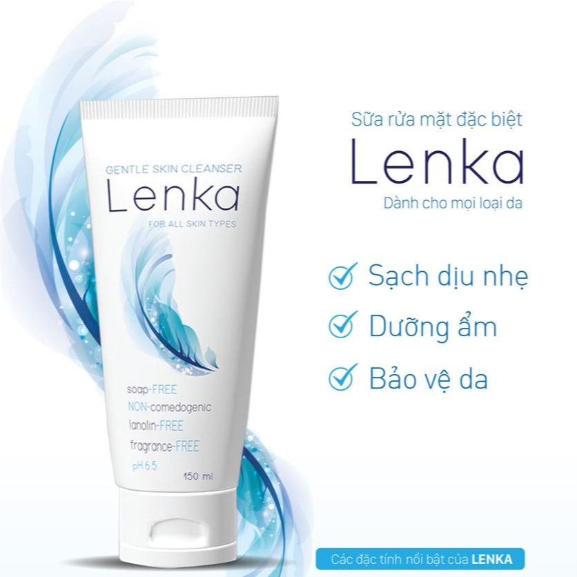 Sữa rửa mặt Lenka 150ml