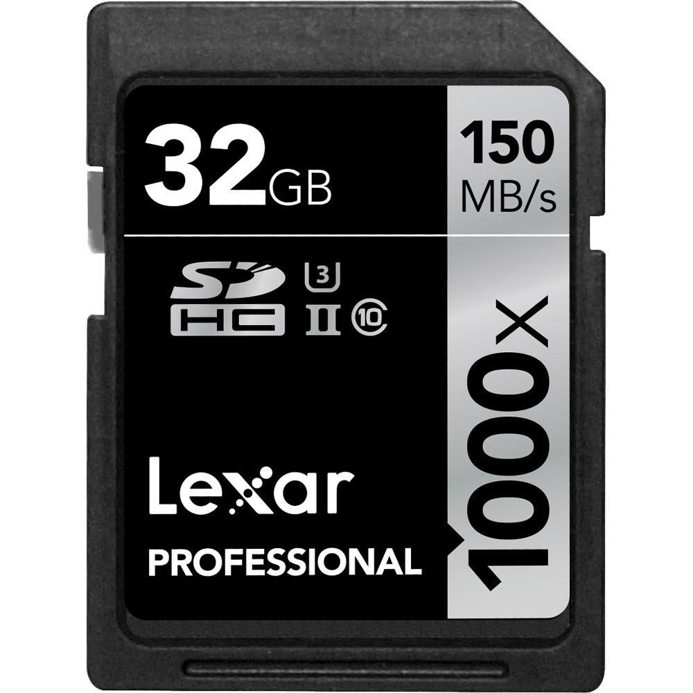 Thẻ nhớ sd lexar professional 32gb 1000x uhs-ii sdhc u3 150mb/s